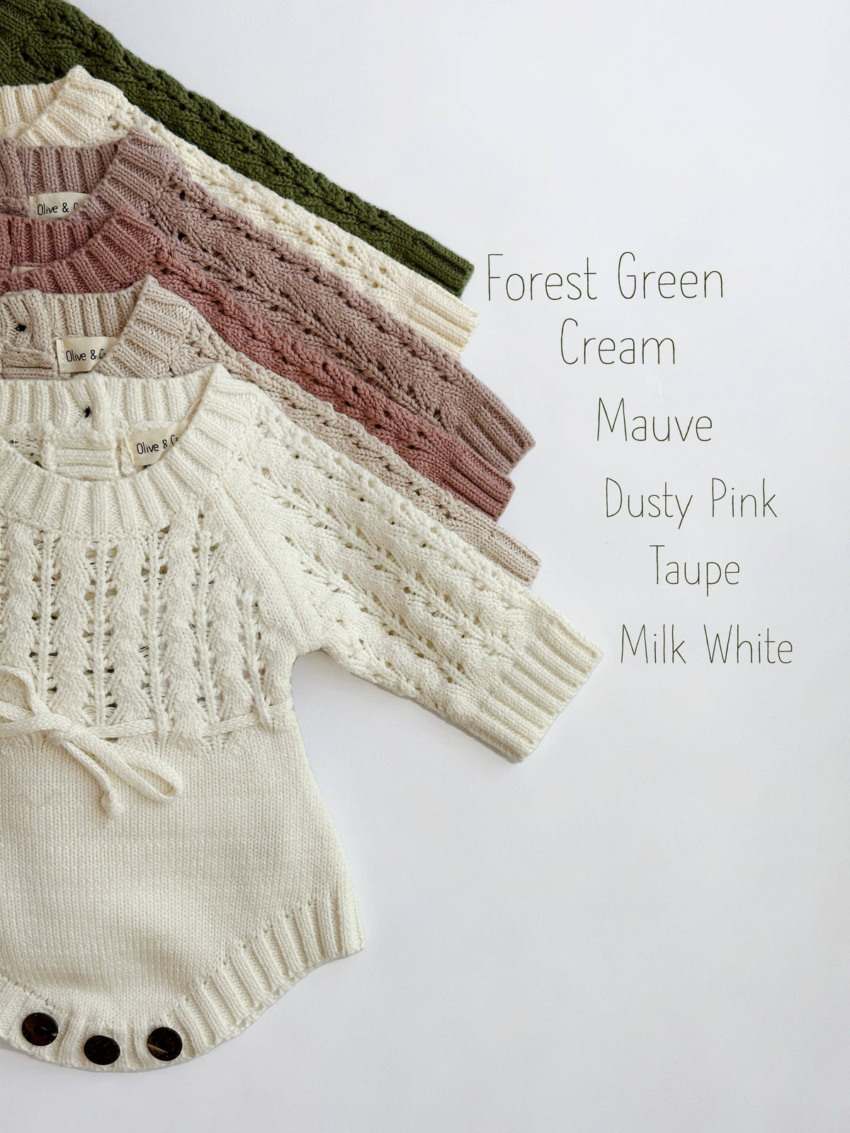Zoya Knitted Sweater Romper - Dusty pink / 3-6 months
