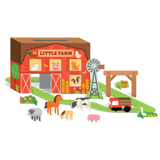 Little Farm Wind Up Playset